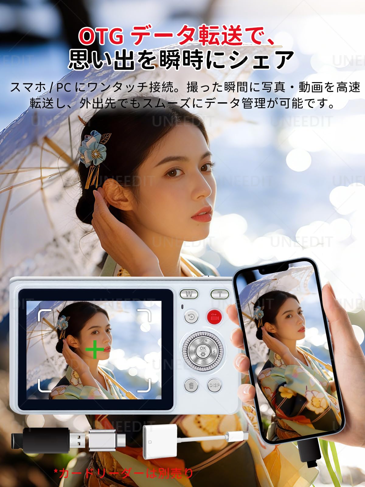 Amazon | 2026新登場 デジタルカメラ 4800万画素 4K録画 デジカメ 64G